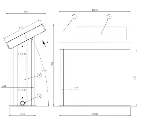 totem video, borne video pmr
