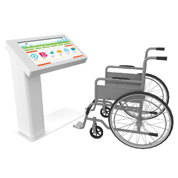 Borne video tactile ecran 32 pouces , version PMR 