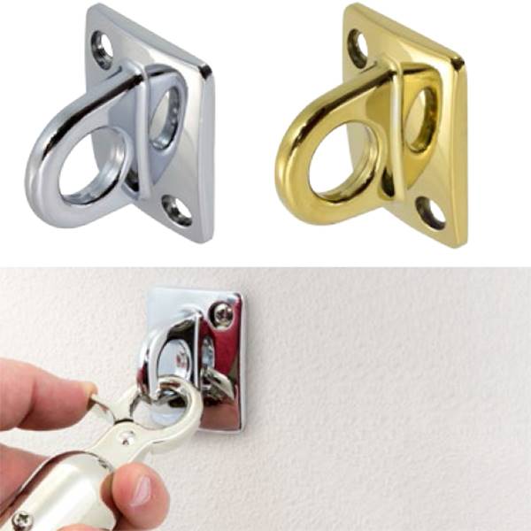 Platine murale pour fixation cordon de guidage, lot de 2