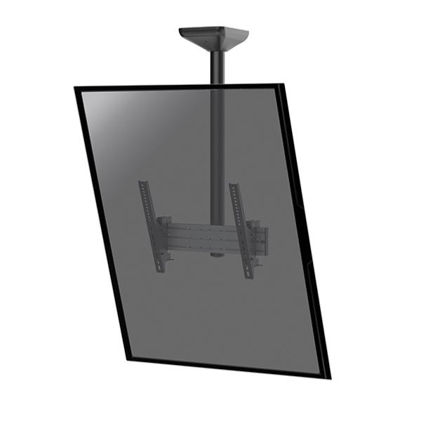 Support plafond inclinable pour 1 ecran TV de 43 à 75 pouces hauteur 100 cm