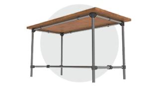 Mobilier tubulaire fitclamp