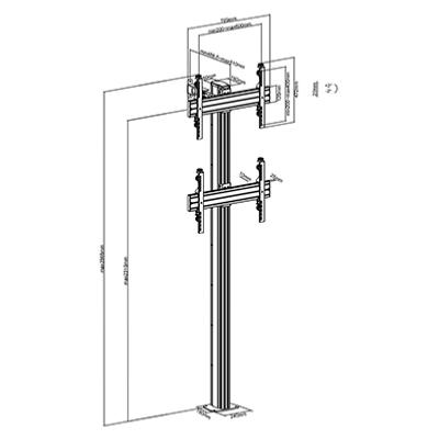 totem video, borne video tactile 