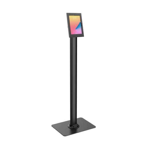 Support ipad blanc sur pied pour ipad  et samsung et 9.7 à 11 pouces, noir 