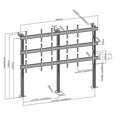 totem video, borne video tactile 
