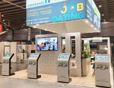 totem video, borne video tactile 