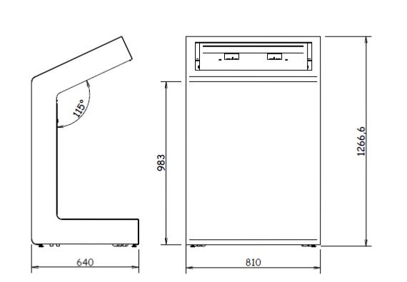totem video, borne video tactile 