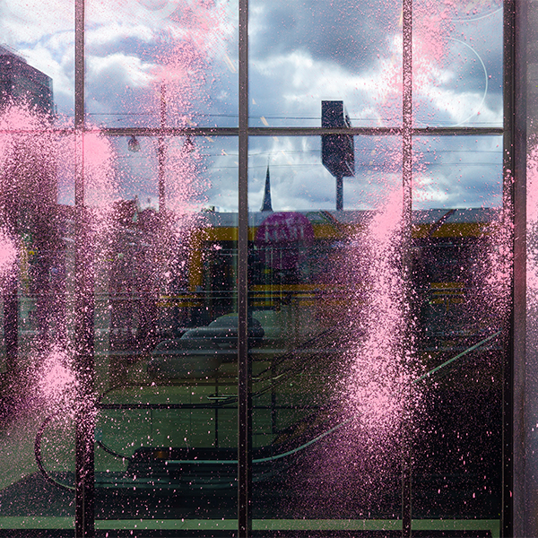 Film adhésif  anti-graffiti et de sécurité pour vitrage clear 4xcg, largeur 152 cm , à partir de 2 m de long