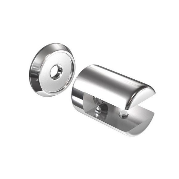 Fixation murale sur platine pour panneaux ou étagères jusqu'à 6 mm