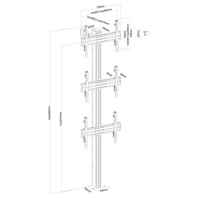 totem video, borne video tactile 