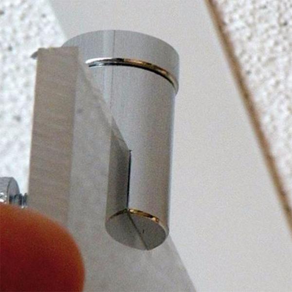 Pince de fixation plafond magnétique x2 pour panneau de 1 à 7 mm d'epaisseur