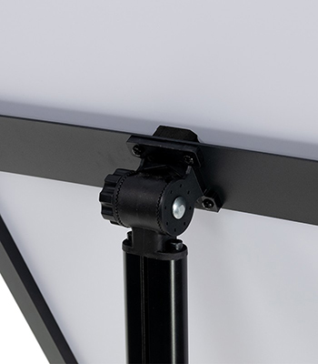 porte menus sur pied noir 