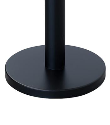 poteau de guidage noir lot de 2 