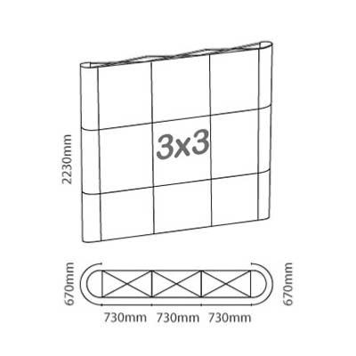 stand parapluie magnetique droit