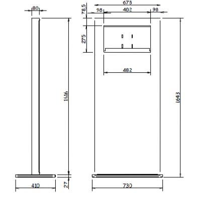 totem video , borne video tactile 
