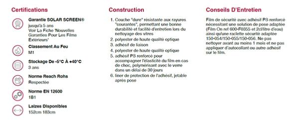 film adhesif pour vitrage