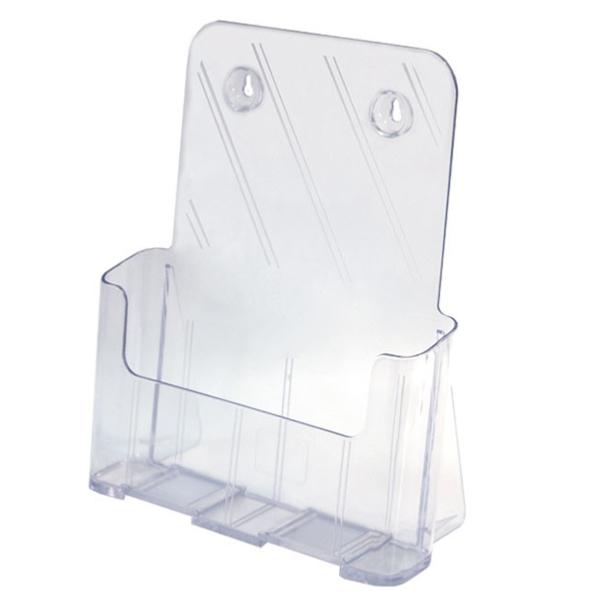 Porte brochures plexi simple, format A4, lot de 4