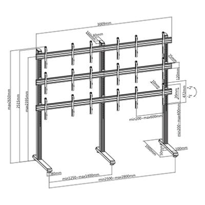 totem video, borne video tactile 