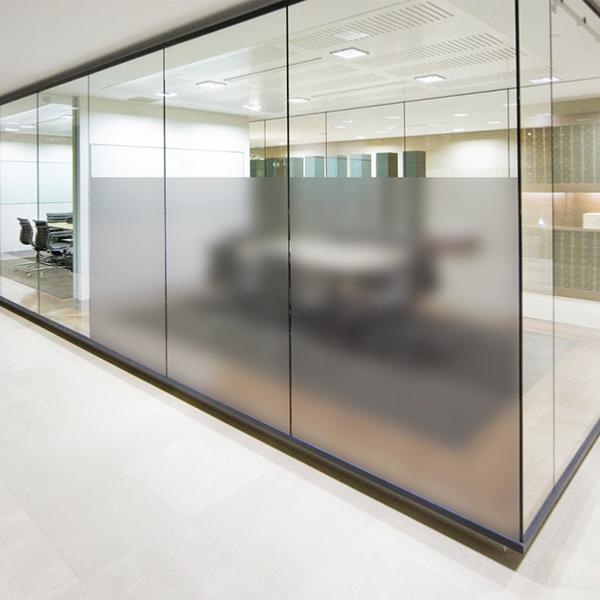 Film adhésif depoli MAT GRIS, largeur 152 cm, longueur à partir de 2 m