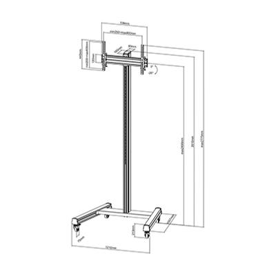 totem video, borne video tactile