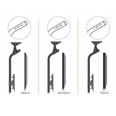 support plafond ecran TV , menuboard