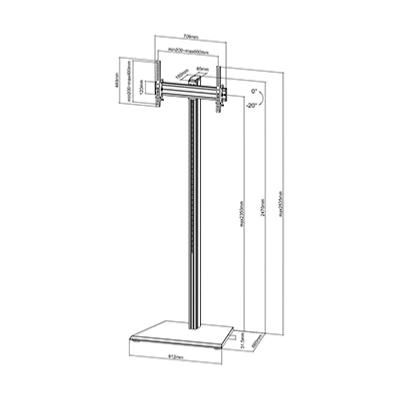 totem video, borne video tactile 