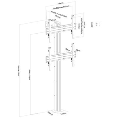 totem video, borne video tactile 