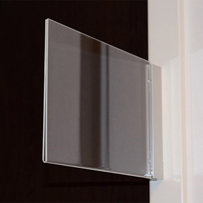 plaque de porte drapeau