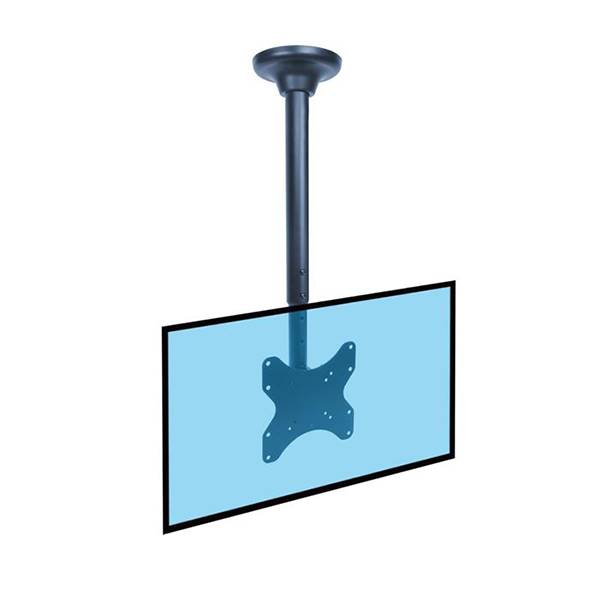 Support plafond ecran TV LCD LED de 23 à 43 pouces , hauteur réglable de 56 à 91 cm