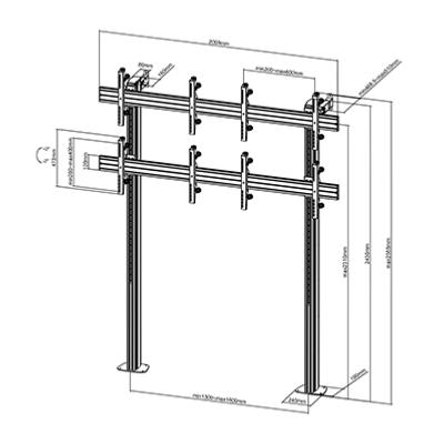 totem video, borne video tactile 