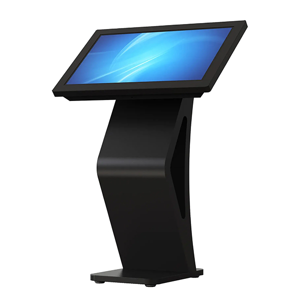 Borne video interactive tactile ecran 43  pouces PCAP noir , version paysage 