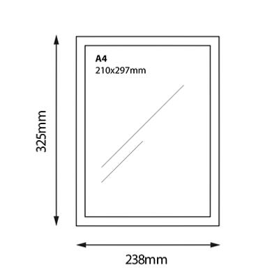 cadre affiche magnetique mural 