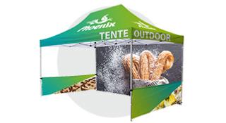 Tente publicitaire 3 x 4.5 m