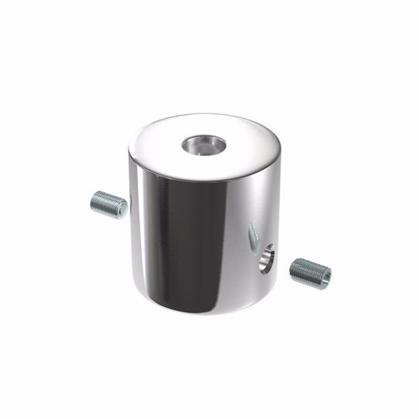 Fixation  plafond seule, pour câble acier et panneau suspendu