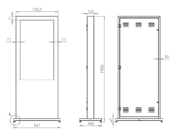 totem video tactile, borne video tactile 