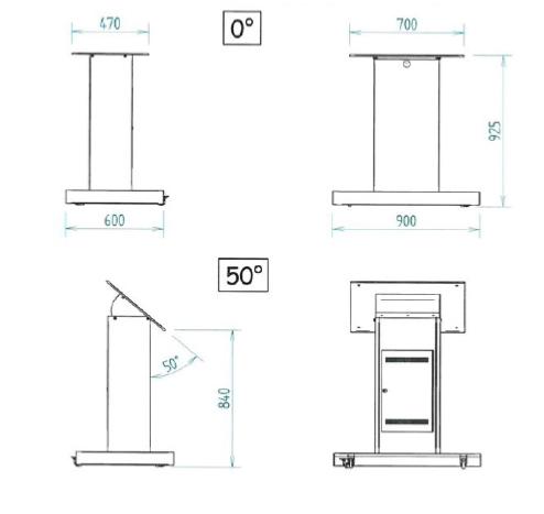 totel video, borne video tactile 