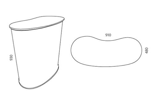 comptoir publicitaire personnalis&eacute;