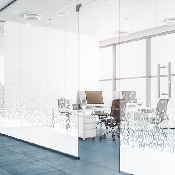 Film adhésif décoratif  dégradé pixel largeur 152 cm , à partir de 2 m de long