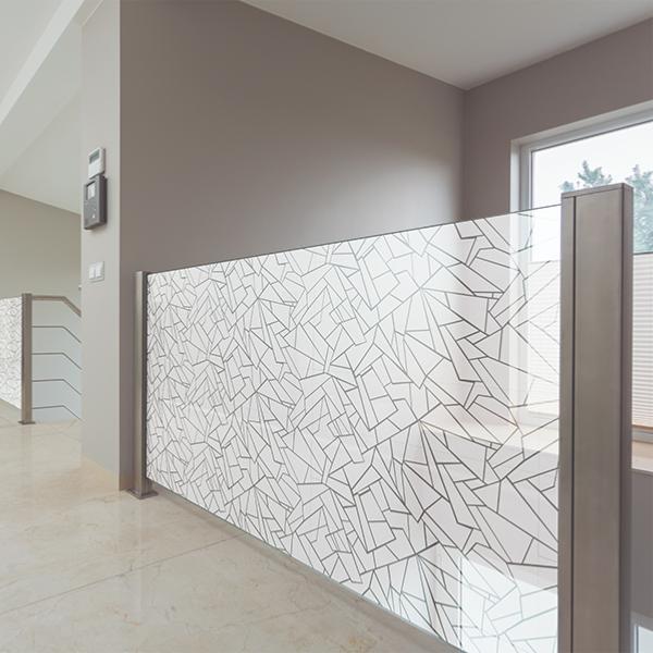 Film adhésif décoratif  vitra largeur 152 cm , à partir de 2 m de long