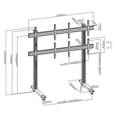 totem video, borne video tactile 