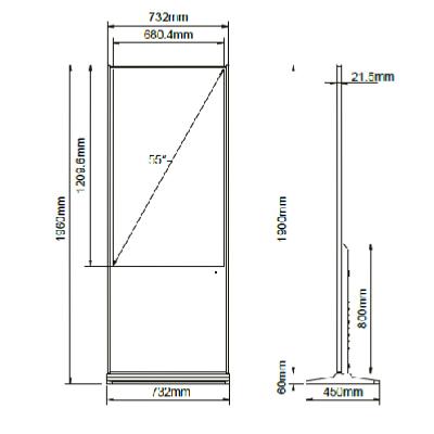 totem video, borne video tactile 