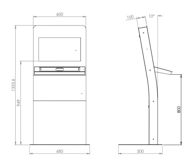 totem video , borne video PMR