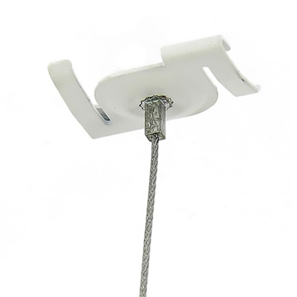 Fixation pour faux plafond avec cable acier 3 m