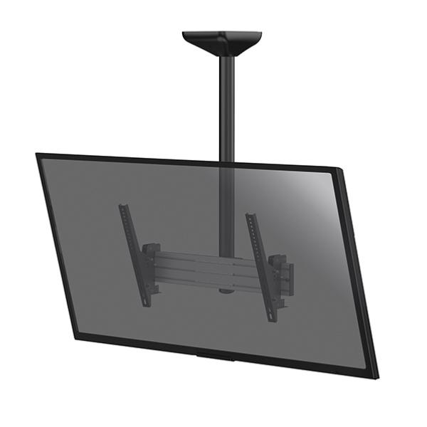 Support plafond inclinable pour 1 ecran TV de 43 à 55 pouces , hauteur 100 cm