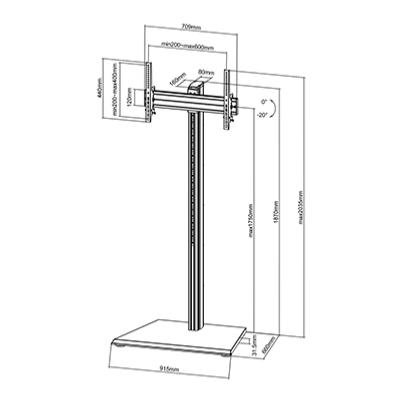 totem video, borne video tactile