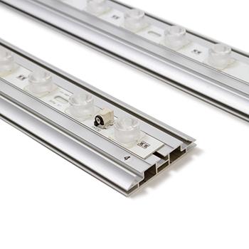 totem lumineux double face toile tendue 