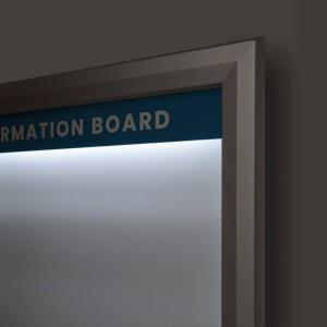 vitrine d'affichage exterieure lumineuse