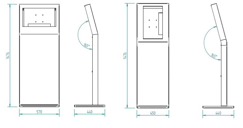 totem video, borne video tactile 