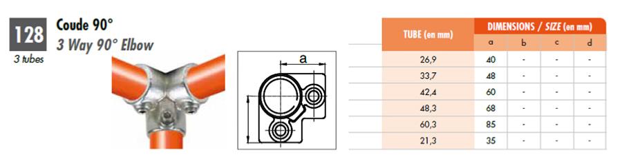 raccord tubulaire pour structure tubulaire