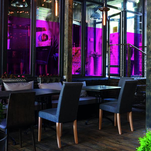 Film adhésif rose transparent, largeur 152 cm , longueur à partir de 2 m