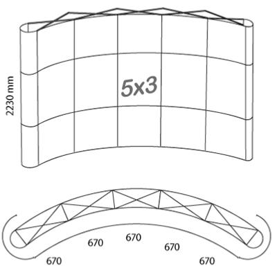 stand parapluie courbe magnetique